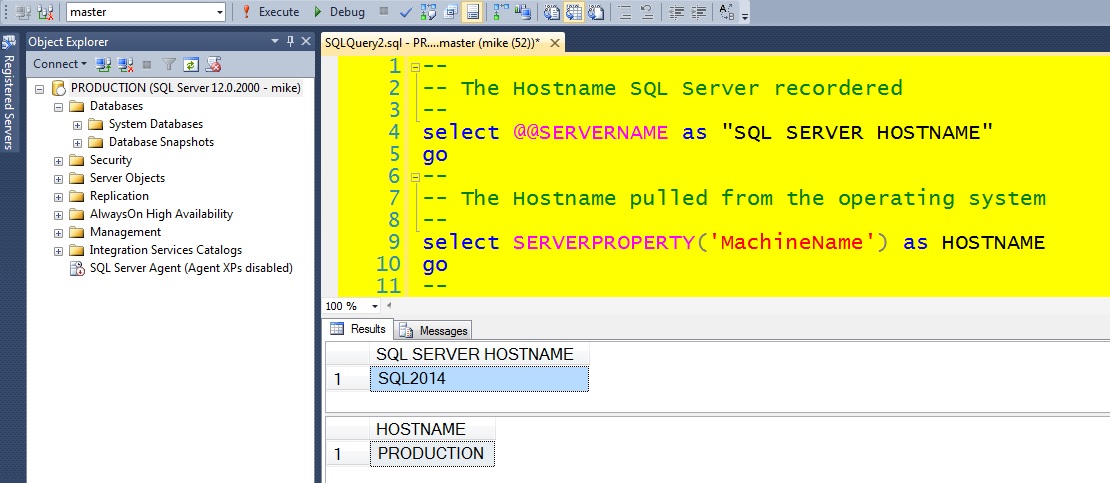 Script To Change The SERVERNAME Property In SQL Server TheSQLReport