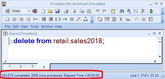 Truncate Table in Teradata – TheSQLReport.com